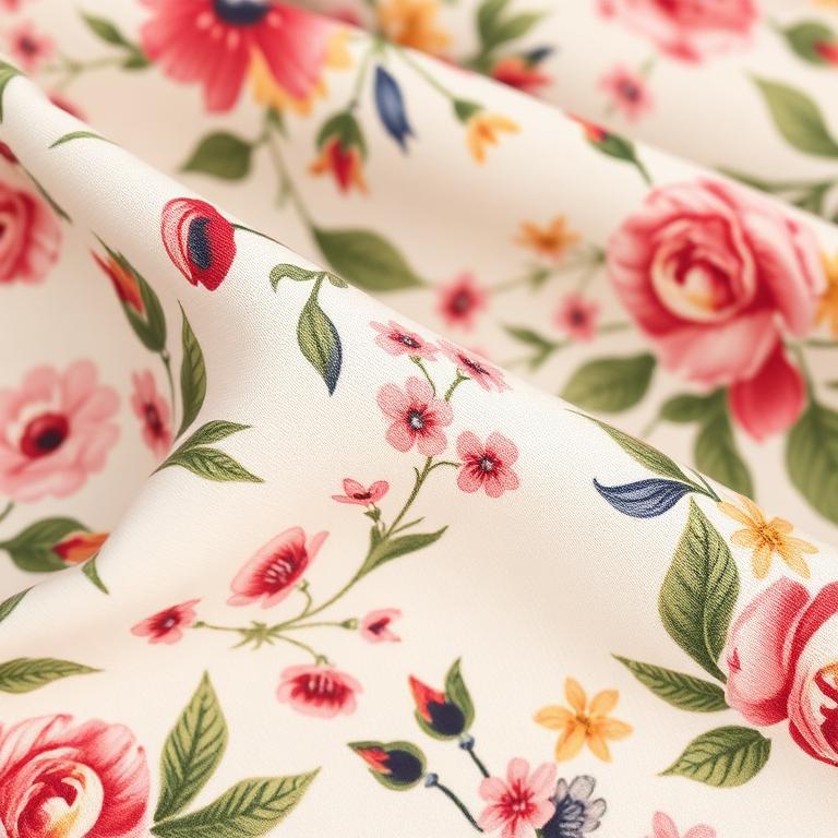 Algodón Estampado Floral